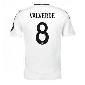 Billiga Real Madrid Federico Valverde #8 Hemmatröja 2024-25 Kortärmad